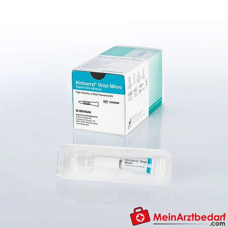 B. Braun Histoacryl Octyl 2‑Octyl‑Cyanoacrylat Gewebekleber Tube 1 ml