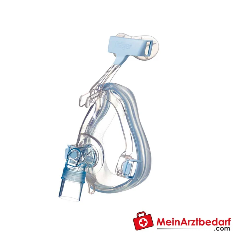 Dräger ClassicStar Plus NIV-Maske Silikonlippe 6-Punkt-Kopfband 5 Stück