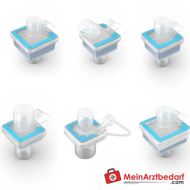 Dräger TwinStar Plus HME-Atemfilter mit Probenentnahmeanschluss, 100 Stück