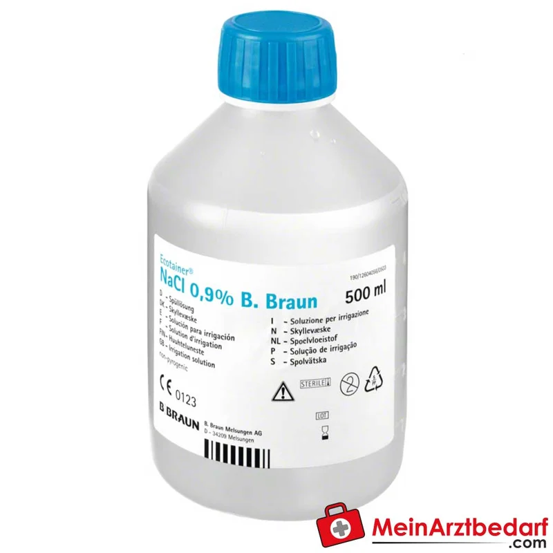 B. Braun Ecotainer NaCl 0,9% Spüllösung, 10 x 500 ml