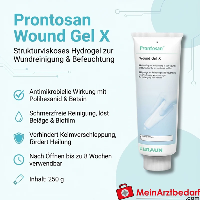 B. Braun Prontosan Wundgel X Polihexanid Gel 250 g Tube
