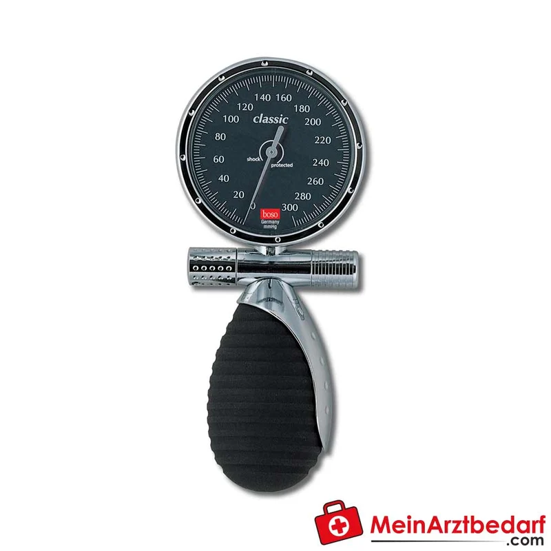 boso classic mechanisches Blutdruckmessgerät 2-in-1-Schlauchtechnik Skala 60 mm Schraubanschluss