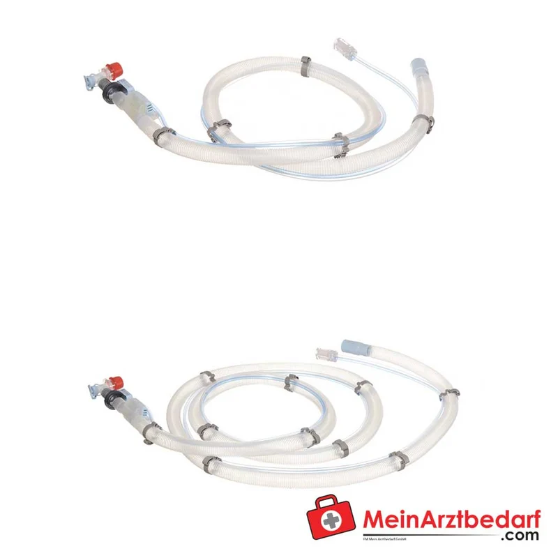 Dräger VentStar Oxylog Atemschlauchsystem latexfrei mit Flowsensor 5 Stück, kompatibel Oxylog 3000/3000+/2000+