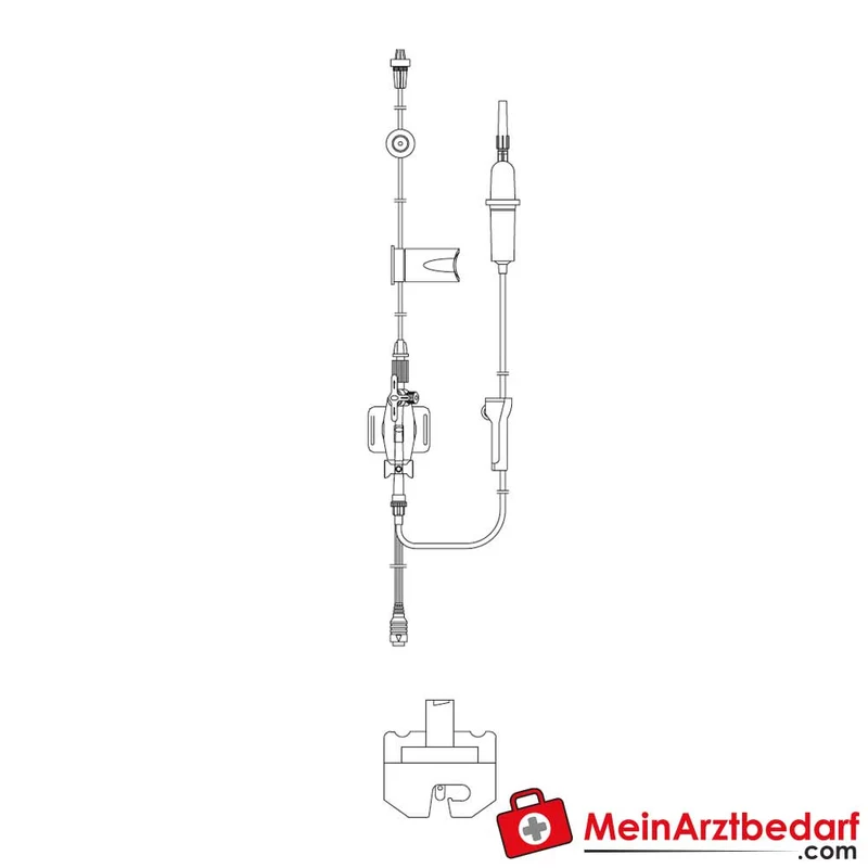 B. Braun Haemofix Combitrans Monitoring-Set Einweg-Transducer geschlossene Blutentnahme 20 Stk