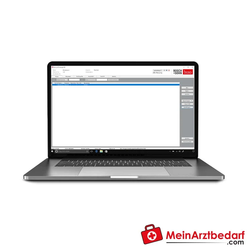 boso profil-manager XD Software für TM-2450 24‑Stunden-Blutdruckmessgerät GDT-kompatibel