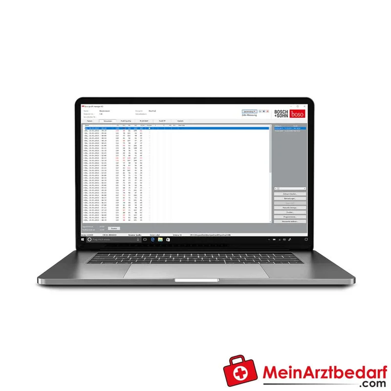 boso profil-manager XD Software für TM-2450 24‑Stunden-Blutdruckmessgerät GDT-kompatibel