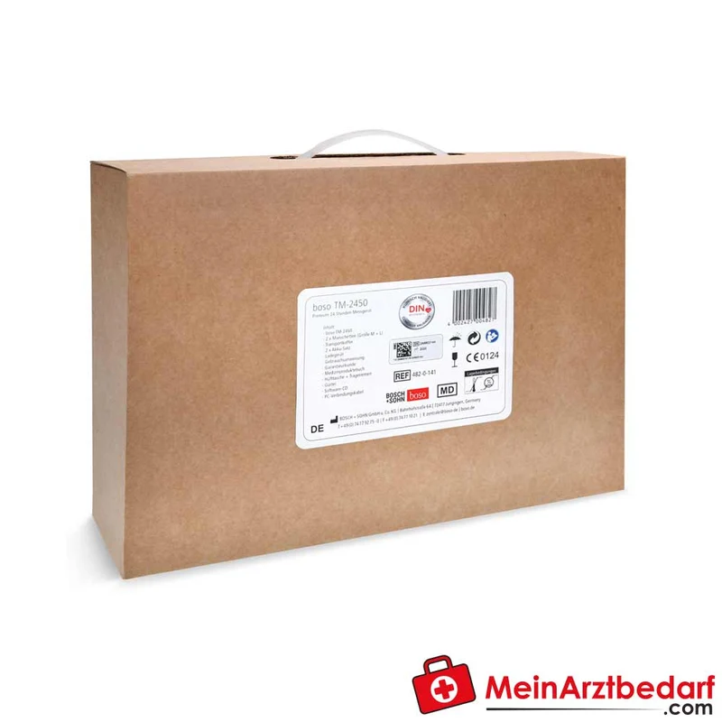 boso TM-2450 24-Stunden-Blutdruckmessgerät oszillometrisch Gürteltasche mind. 20 h Aufzeichnung