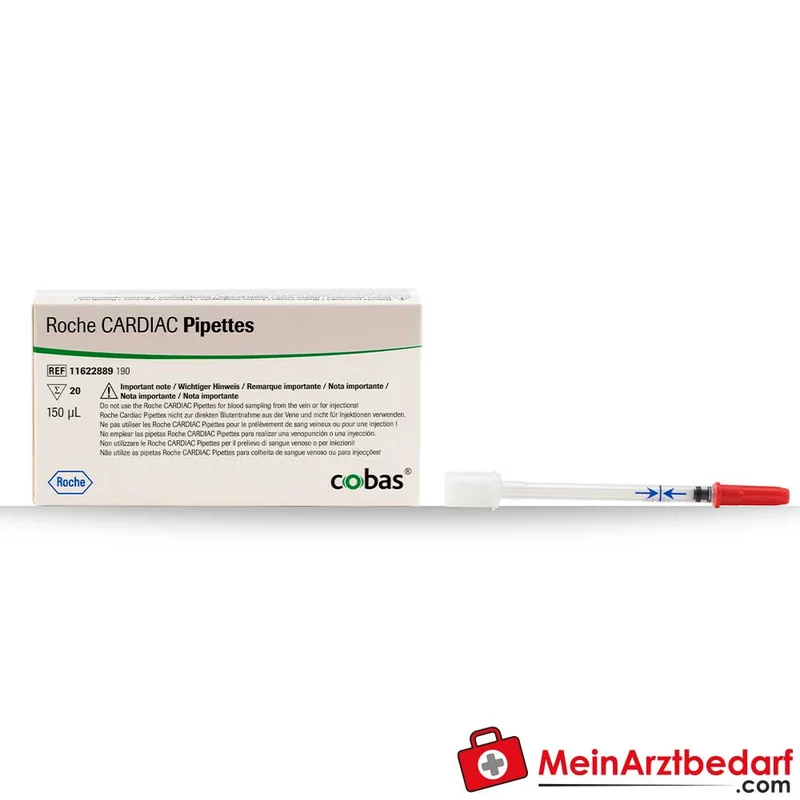 Roche CARDIAC Pipetten 150 µl Einweg-Dosierhilfe 20 St. für cobas h 232