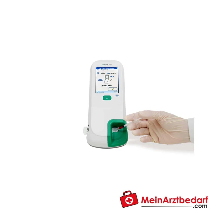 Roche cobas h 232 POC-System Messgerät für kardiovaskuläre Diagnostik – Troponin, NT-proBNP, D‑Dimer
