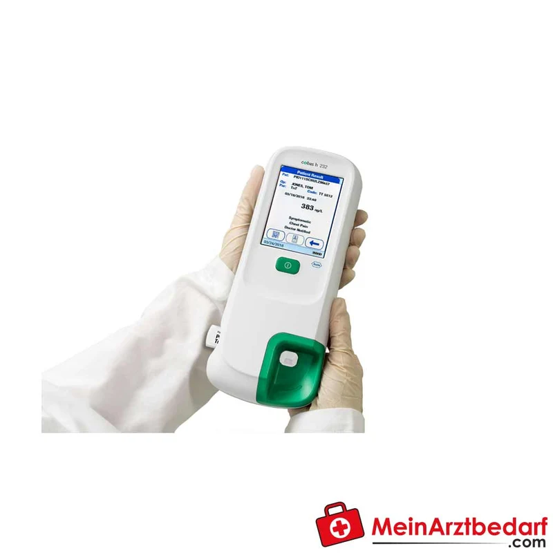 Roche cobas h 232 POC-System Messgerät für kardiovaskuläre Diagnostik – Troponin, NT-proBNP, D‑Dimer