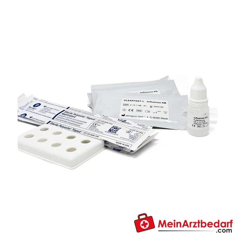 Cleartest Influenza A+B Schnelltest, 5 Tests