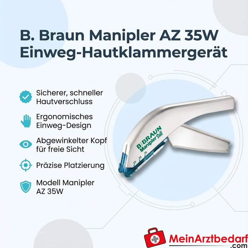 B. Braun Manipler AZ 35W Einweg-Hautklammergerät