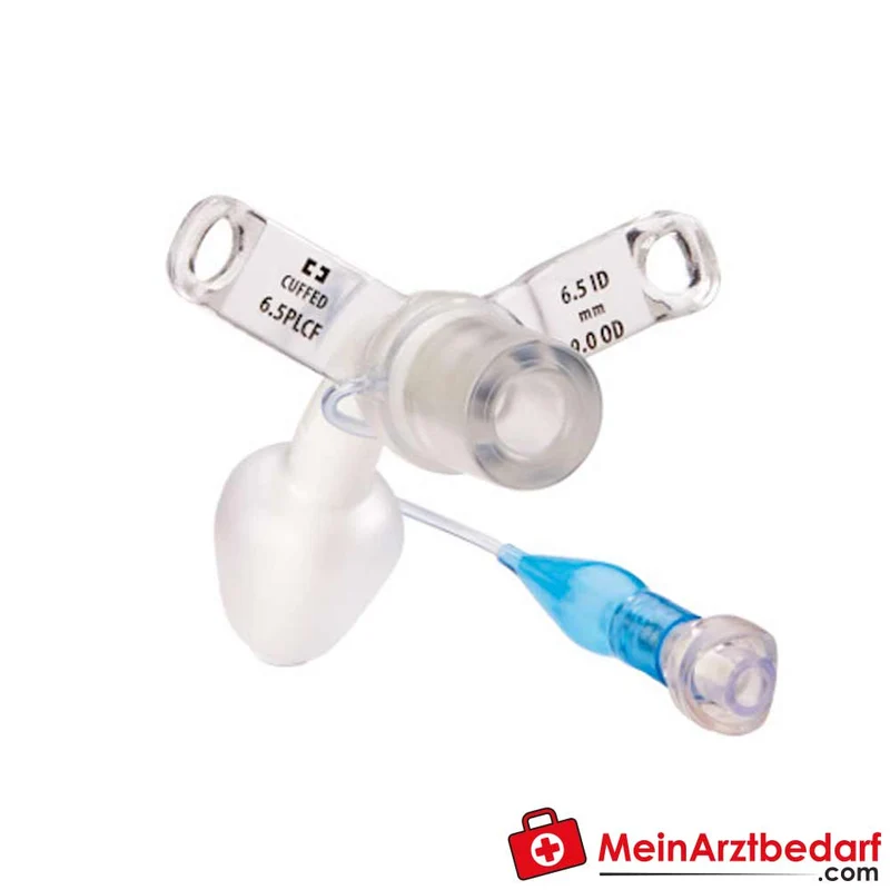 Shiley Tracheostomiekanüle Erwachsene TaperGuard Cuff 15 mm Konnektor transparenter Flansch