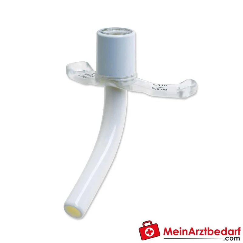 Shiley Tracheostomiekanüle Erwachsene TaperGuard Cuff 15 mm Konnektor transparenter Flansch