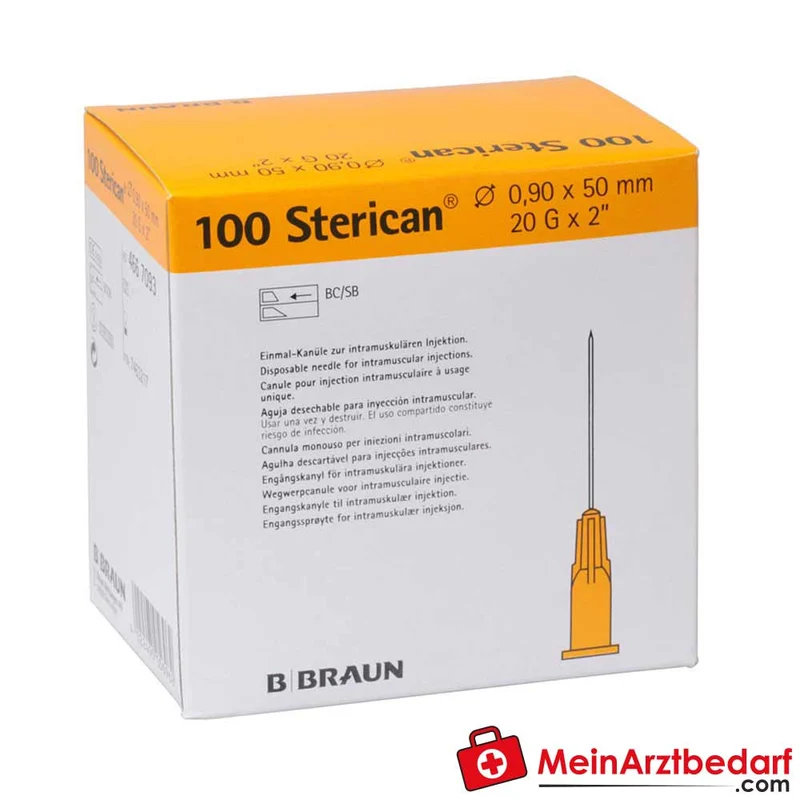 Sterican Einmalkanülen Dental Chrom-Nickel-Stahl silikonbeschichtet 100 Stück