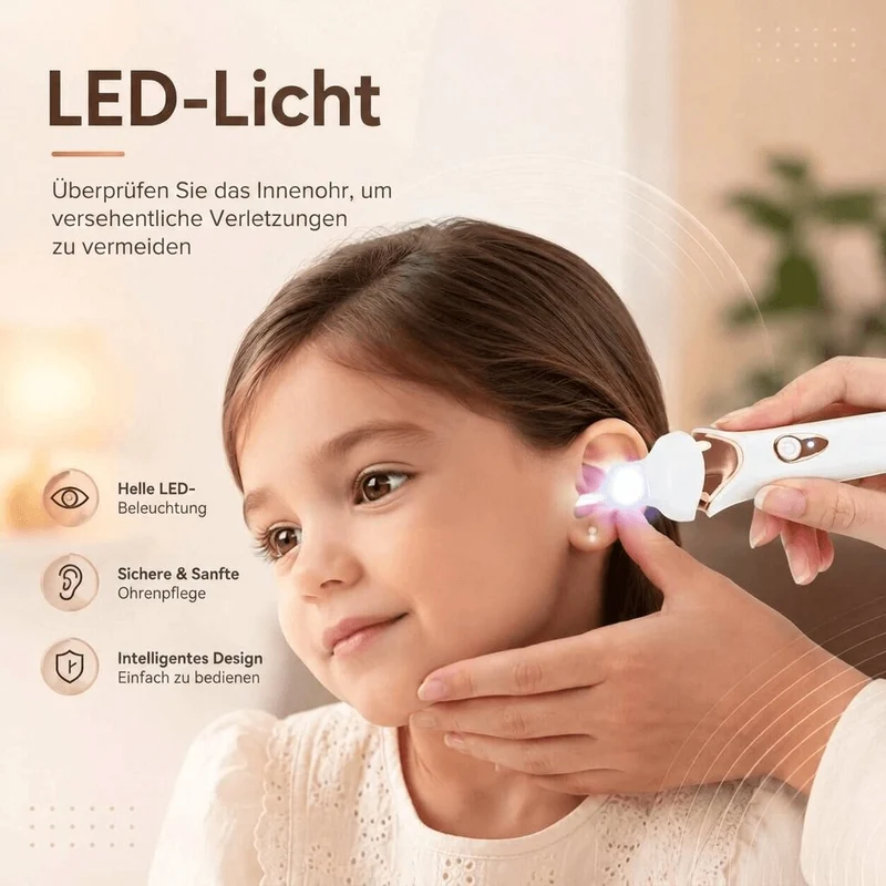 Ohrenschmalz Entferner | Ohrreiniger zum Ohren reinigen | OhrLicht