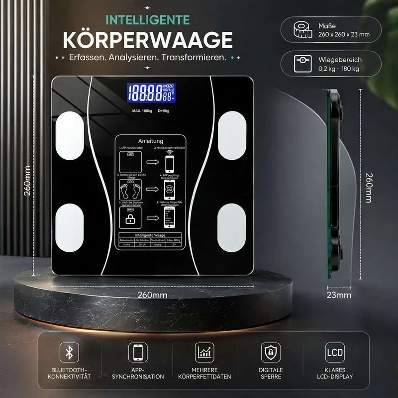 Smarte Körperanalyse Waage | KörperSynode