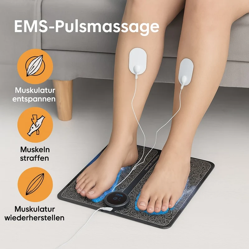 EMS-Fußmassagegerät für tiefe Entspannung | RelaxFuß