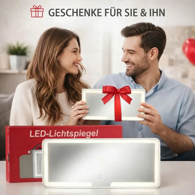 Schminkspiegel mit Licht für Auto | Beleuchteter Kosmetikspiegel | GlowVisor