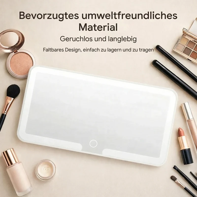 Schminkspiegel mit Licht für Auto | Beleuchteter Kosmetikspiegel | GlowVisor