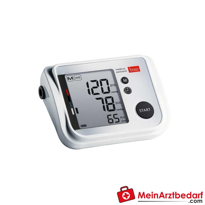 Boso medicus exclusive Oberarm-Blutdruckmessgerät, klinisch validiert, Sprachausgabe, 16–48 cm