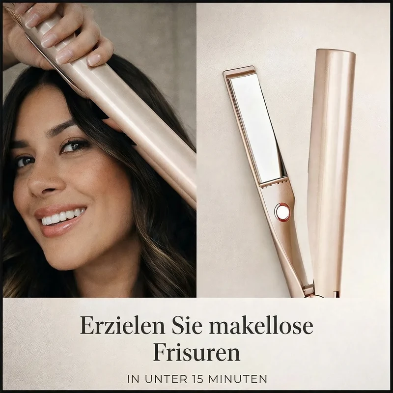 Lockenstab für perfekte Locken | Welleneisen und Warmluftbürste für Salonfrisuren | LockenLieb
