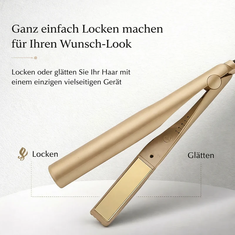 Lockenstab für perfekte Locken | Welleneisen und Warmluftbürste für Salonfrisuren | LockenLieb