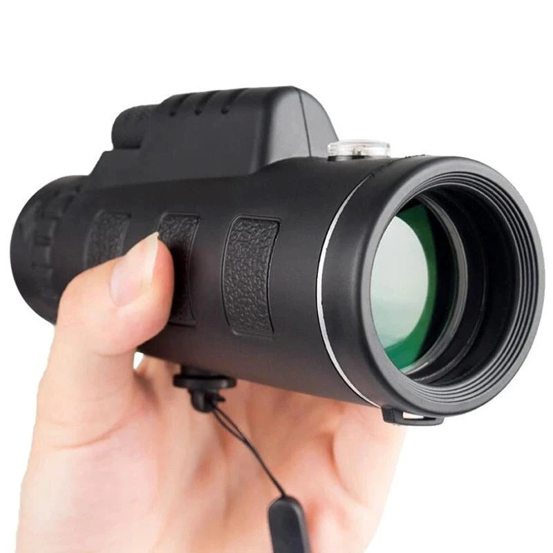 Starscope HD Monokular – Hochleistungs-Teleskop mit Smartphone-Halter und Stativ, wasserdicht
