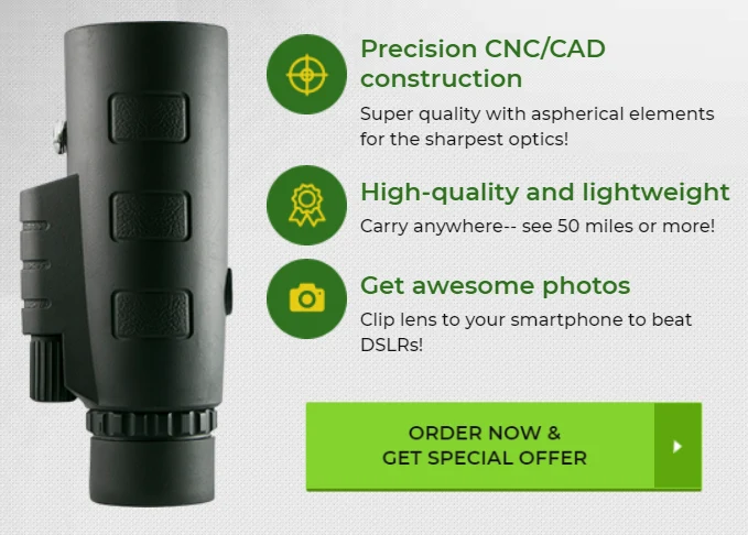 Starscope HD Monokular – Hochleistungs-Teleskop mit Smartphone-Halter und Stativ, wasserdicht