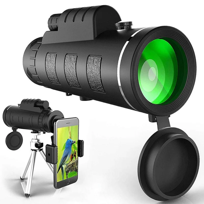 Starscope HD Monokular – Hochleistungs-Teleskop mit Smartphone-Halter und Stativ, wasserdicht