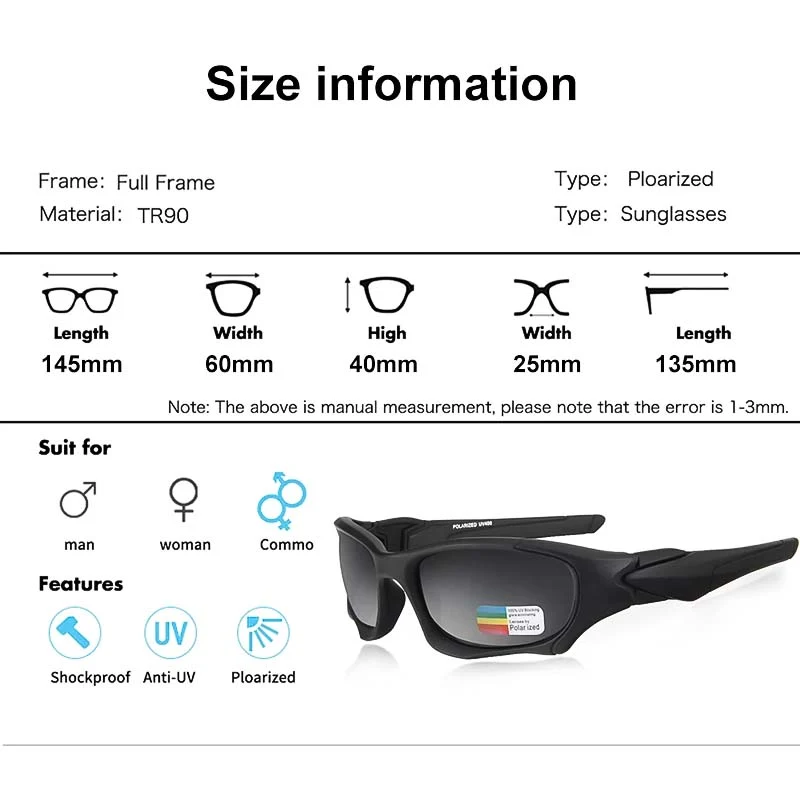 Adventure Pro Polarisierte Motorradsonnenbrille