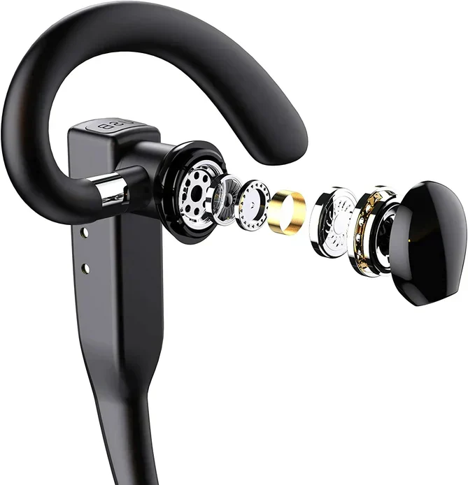 Trucker Dual-Mikrofon Wireless Bluetooth 5.1 Noise Cancelling Headset/Ohrstück