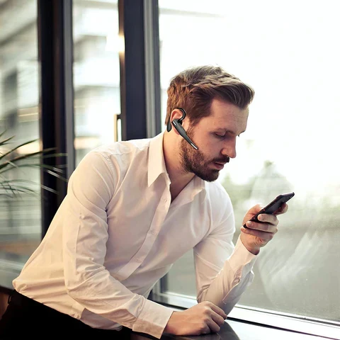Trucker Dual-Mikrofon Wireless Bluetooth 5.1 Noise Cancelling Headset/Ohrstück
