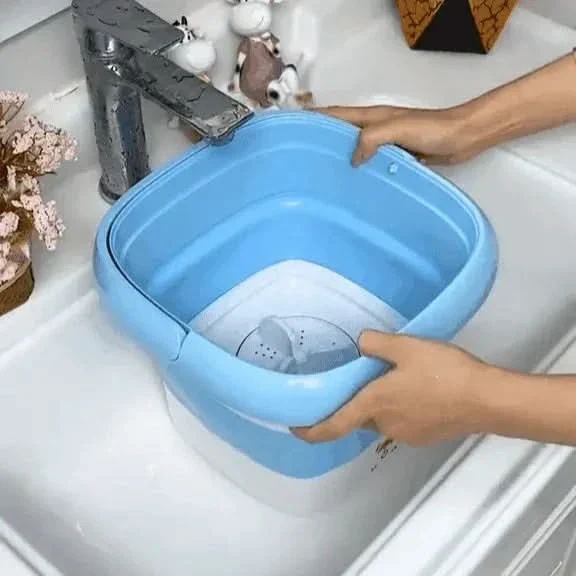 Tragbare Mini-Waschmaschine: Express-Waschen und -Trocknen
