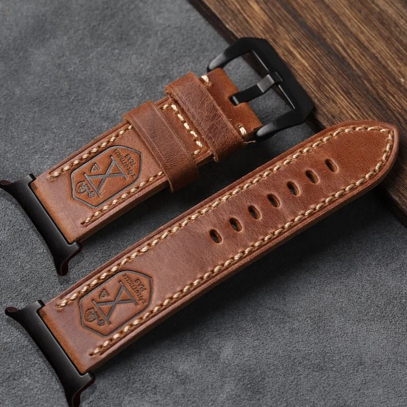 Vintage-Lederband für SmartWatch Ultra