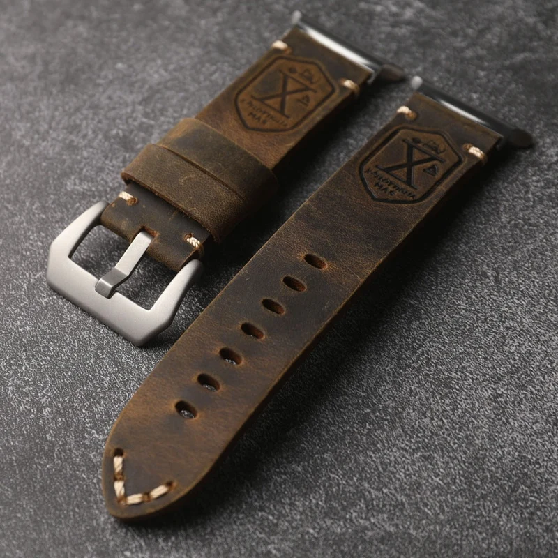 Vintage-Lederband für SmartWatch Ultra