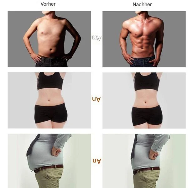 EMS Muskeltrainer | Effektives Training Zuhause | USB-aufladbar | Muscleva