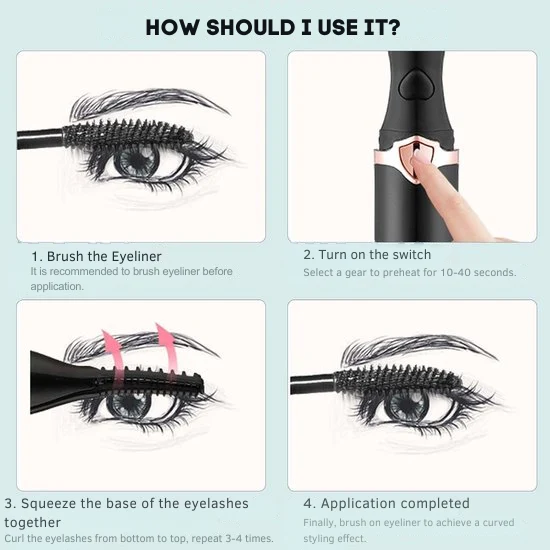 Wimpernzange | Elektrische Wimpernzange | 3 Temperaturstufen | Curluxe
