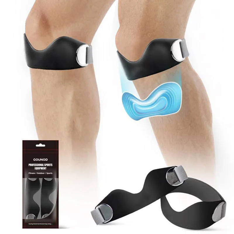 Knieband | Gezielte Linderung von Knieschmerzen | Verstellbare Kompressionsbandage | FlexiShield