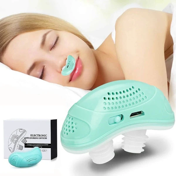 Mikro-CPAP Schlafapnoe-Gerät für Reisen & Anti-Schnarchen - CPAP-Alternative