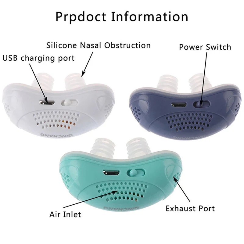 Mikro-CPAP Schlafapnoe-Gerät für Reisen & Anti-Schnarchen - CPAP-Alternative