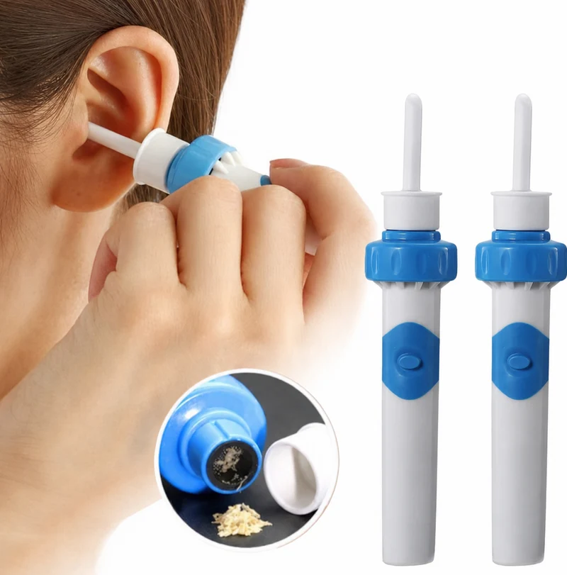 Ohrenreiniger | Sanftes Vakuum System | Weiche Silikonspitze sicher | EarVacuum
