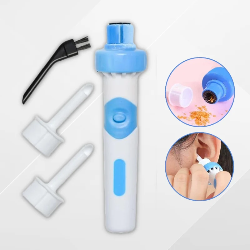 Ohrenreiniger | Sanftes Vakuum System | Weiche Silikonspitze sicher | EarVacuum