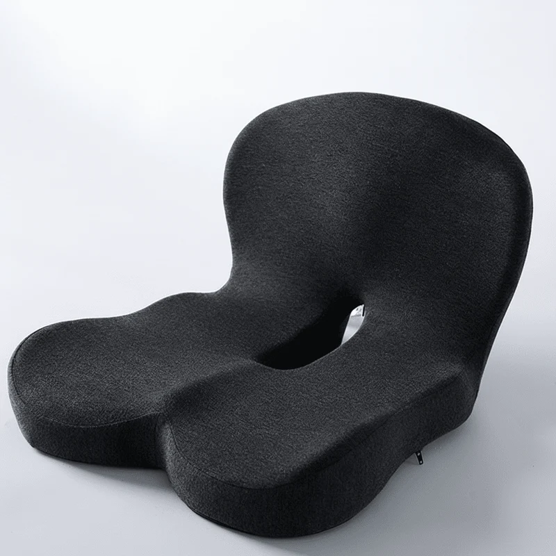 Sitzkissen | Ergonomisches Memory Foam Sitzkissen | Druckentlastend & Rutschfest | ErgoComfort