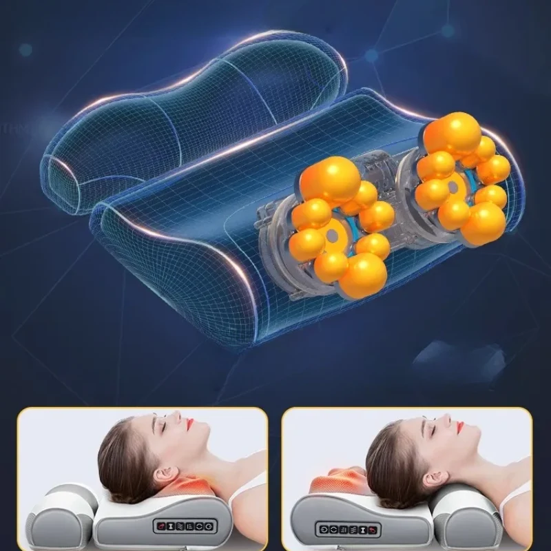 Lumenia-Massager mit Heizkissen für oberen Rücken und Nacken