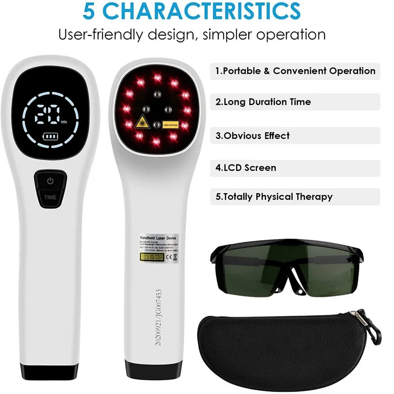 VitaRay Handheld Rotlichtgerät für den Heimgebrauch Fünf-Minuten-Täglich