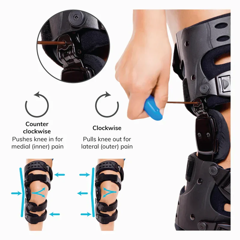 ArthroEase Medial-Laterale Knie-Entlastungsorthese zur Schmerzlinderung
