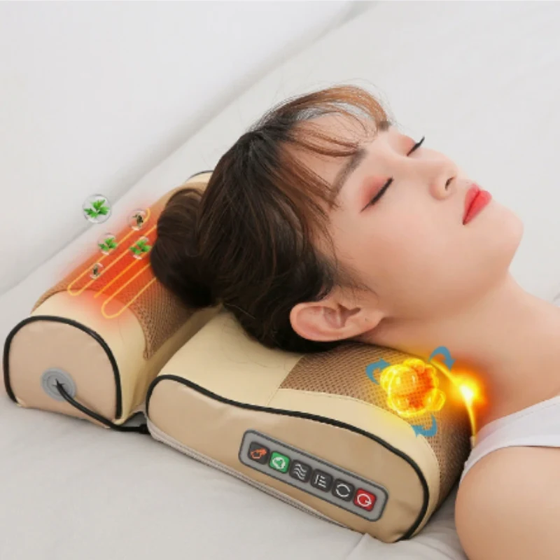 Nacken- und Rückenmassagekissen mit ComfortHeat von SerenGlow