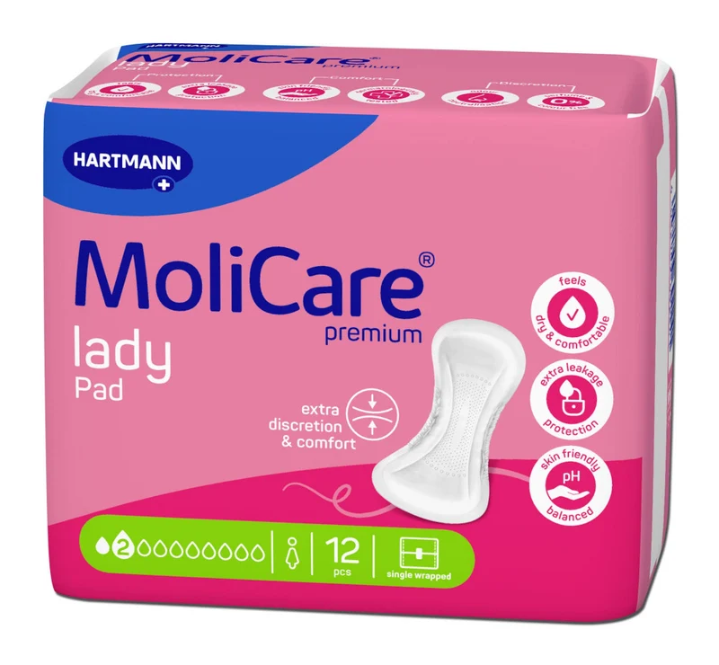 MoliCare® Premium Lady Pad, 2 Tropfen, 26 x 11 cm