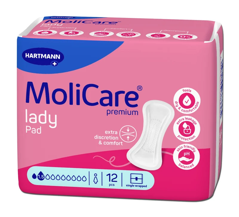 MoliCare® Premium Lady Pad, 1,5 Tropfen, 22 x 9,8 cm